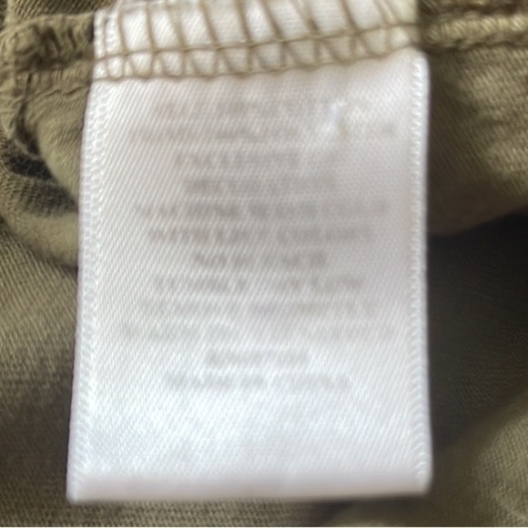 JOHNNY Was Army Green Large Floral Embroidered Tunic. Size L. P/M/A2277 - Picture 5 of 5